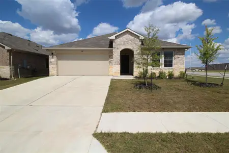 New construction Single-Family house 20308 Lone Peak Pass, Manor, TX 78653 The Lakeway- photo 0