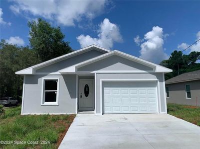 New construction Single-Family house 5730 Palm Street, Mims, FL 32754 - photo 0