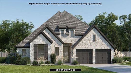 New construction Single-Family house 1224 Summer Moon Dr, Georgetown, TX 78628 Design 2493W- photo 0