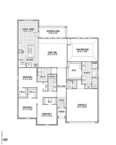 New construction Single-Family house 1706 Flowerfield Lane, Mansfield, TX 76063 Plan 1681- photo 2 2
