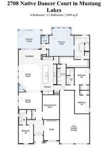 New construction Single-Family house 2708 Native Dancer Court, Celina, TX 75009 215 Plan- photo 1 1