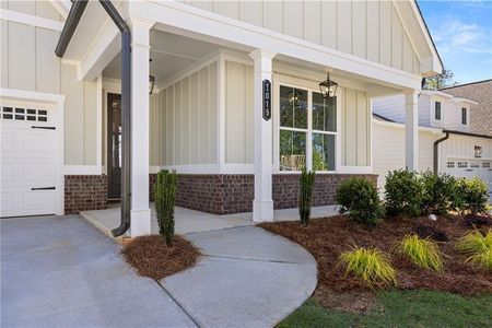 New construction Single-Family house 1019 Cooks Farm Way, Woodstock, GA 30189 Willowwood- photo 0