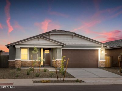 New construction Single-Family house 16076 W El Cortez Place, Surprise, AZ 85387 The Onyx - photo 0