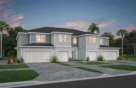 New construction Townhouse house 4773 Sparkling Shell Avenue, Kissimmee, FL 34746 Springdale- photo 0