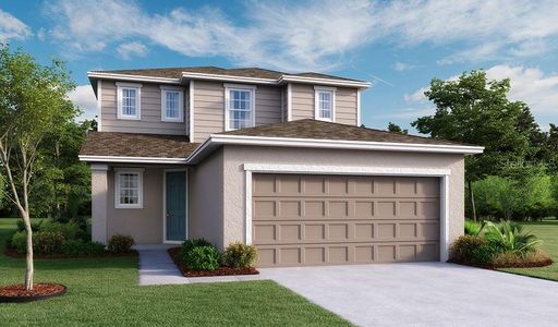 New construction Single-Family house 935 Blue Creek Drive, Haines City, FL 33844 Palm- photo 0 0