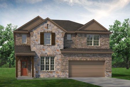 New construction Single-Family house 1921 Velora Drive, Haslet, TX 76052 Big Cypress II- photo 0