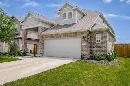 New construction Single-Family house 7914 Coco Verde Drive, Cypress, TX 77433 Portland- photo 0