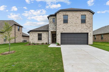 New construction Single-Family house 528 Hickory Ridge Drive, Van Alstyne, TX 75495 Ellerdale E- photo