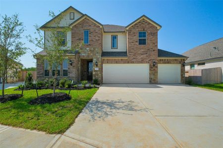 New construction Single-Family house 31307 Greenville Creek Lane, Hockley, TX 77447  The Wimberley- photo 0