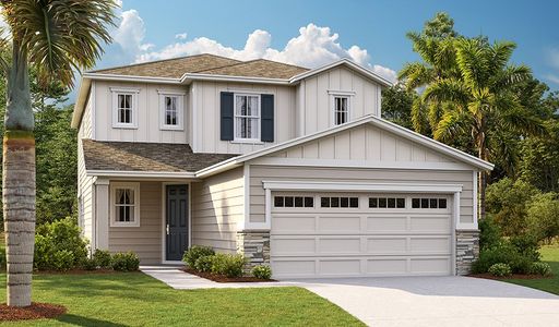 New construction Single-Family house Palm, 828 Cedar Slough Drive, Jacksonville, FL 32220 - photo
