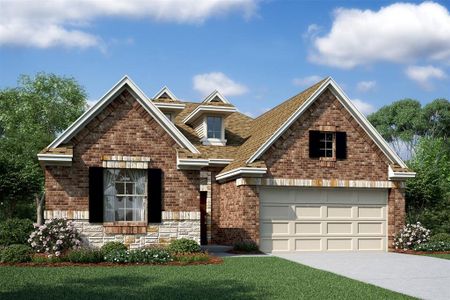 New construction Single-Family house 32323 Cedar Crest Drive, Waller, TX 77484 Blakemore II- photo 0