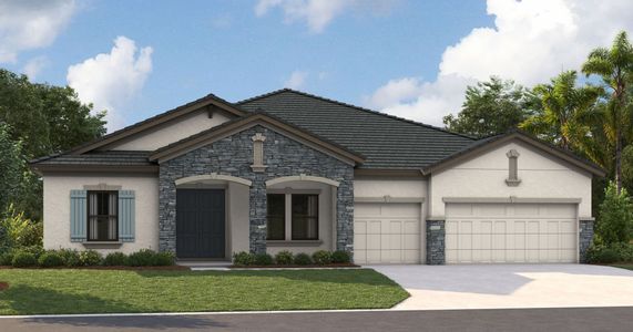 New construction Single-Family house 12832 Twin Bridges Drive, Riverview, FL 33579 - photo 1 1