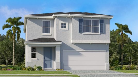 New construction Single-Family house 2131 Marigold Trail Nw, Palm Bay, FL 32907 Boston- photo 0