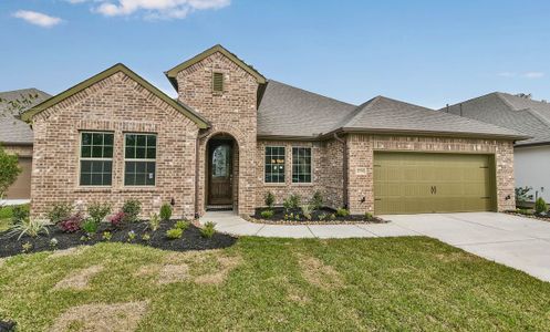 New construction Single-Family house 16123 Rustling Woods Rd, Conroe, TX 77302 Plan 5039 Exterior D- photo 0 0