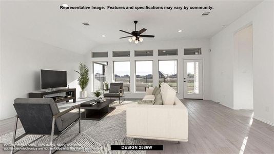 New construction Single-Family house 9827 Chapman Trail, Manvel, TX 77578 Design 2586W- photo 3 3