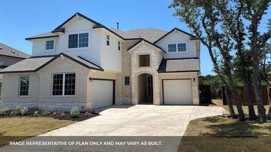 New construction Single-Family house 2328 Magnolia Hill Dr, Leander, TX 78641 The Pollock- photo 0