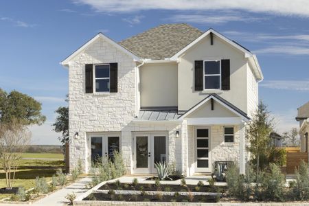 New construction Single-Family house 424 Bauer Loop, Liberty Hill, TX 78642 Eli Plan- photo 4 4