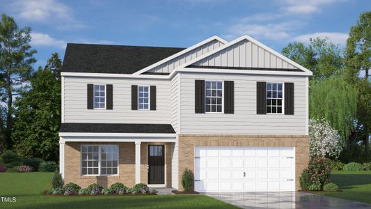 New construction Single-Family house 40 Tobacco Woods Drive, Youngsville, NC 27596 GALEN- photo 0