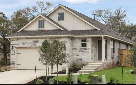 New construction Single-Family house 1305 Salt Lick Drive, Georgetown, TX 78633 Paintbrush A- photo