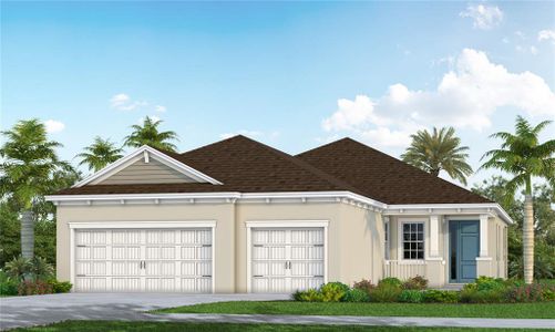 New construction Single-Family house 10011 Cross River Trail, Parrish, FL 34219 Bright Meadow 2- photo 0