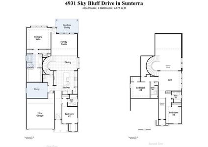 New construction Single-Family house 4931 Sky Bluff Drive, Katy, TX 77493 Panamera Plan- photo 1 1