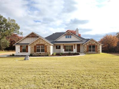 New construction Single-Family house 300 Red Top Road, Peaster, TX 76487 Trinity - 2604- photo 0