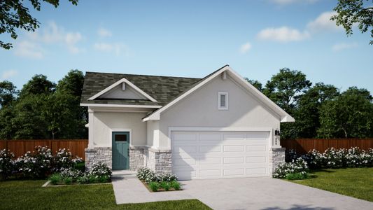 Elevation F2 | Tatum at Village at Manor Commons in Manor, TX by Landsea Homes