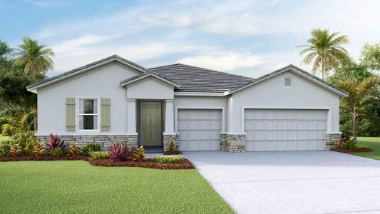 New construction Single-Family house 3436 Hazel Hollow Way, Plant City, FL 33565 Camden- photo 0