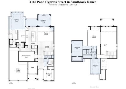 New construction Single-Family house 4116 Pond Cypress Street, Aubrey, TX 76227 221 Plan- photo 1 1