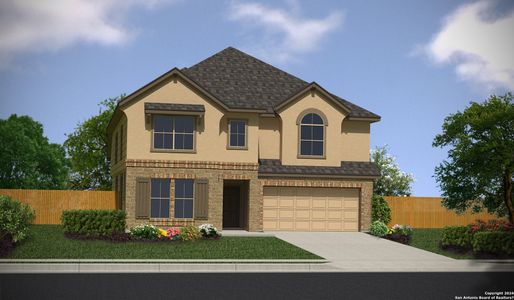 New construction Single-Family house 417 Sika Way, Cibolo, TX 78108 The Atalon- photo