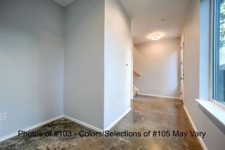 Downstairs Study and view of Entryway