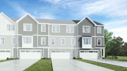 New construction Townhouse house 2210 Terrawood Drive, Durham, NC 27703 Bailey- photo 0