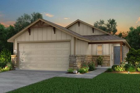 New construction Single-Family house 501 Benicia Cv, Liberty Hill, TX 78642 Adams- photo 0