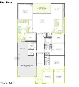New construction Single-Family house 3871 E Gold Mountain Avenue, San Tan Valley, AZ 85143 Holly Plan 5007- photo 1 1