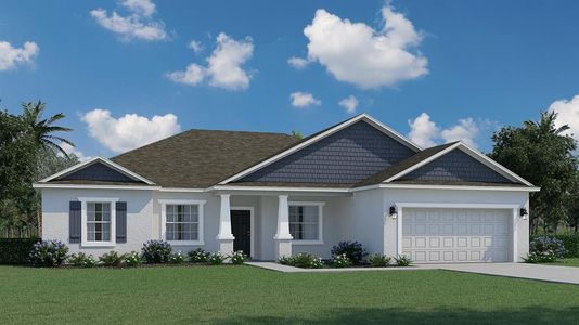 New construction Single-Family house 52 Bunker Hill Drive, Palm Coast, FL 32137 Charlotte- photo 0