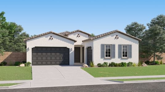 New construction Single-Family house 3250 E Saddletree Way, San Tan Valley, AZ 85140 Trillium Plan 4585- photo 0