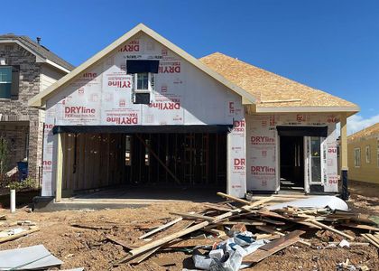 New construction Single-Family house 15258 Glow Berry Lane, Humble, TX 77396 Leopold- photo