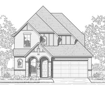 New construction Single-Family house 2465 Halter Drive, Aubrey, TX 76227 Martin Plan- photo 0