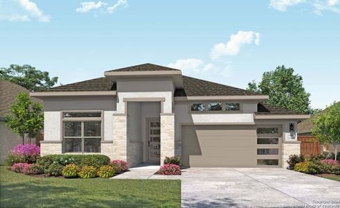 New construction Single-Family house 2062 Inkberry Drive, New Braunfels, TX 78132 Premier Series - Mahogany- photo 0