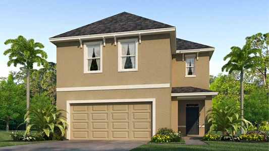 New construction Single-Family house 33389 Darley Dale Trail, Wesley Chapel, FL 33545 Elston- photo 0 0