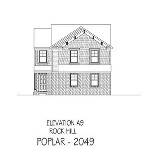New construction Single-Family house Poplar 2049, 835 Peoria Lane, Rock Hill, SC 29730 - photo