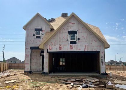 New construction Single-Family house 10606 Dolphin Cove Lane, Humble, TX 77396 Lockport II- photo