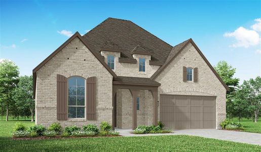 New construction Single-Family house 30518 Zoysia Point Lane, Fulshear, TX 77494 Oxford Plan- photo 0
