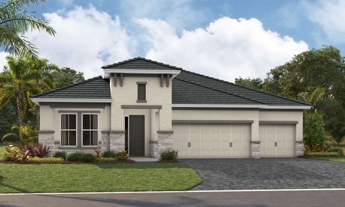 New construction Single-Family house 10426 Longmeadow Ave, Parrish, FL 34219 Biscayne I- photo 0 0