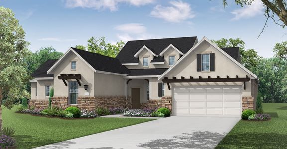 New construction Single-Family house Lindale (2441-CL-60), 112 Double Eagle Ranch Dr, Cedar Creek, TX 78612 - photo