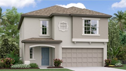 New construction Single-Family house 32109 Hawthorne Cottage Place, San Antonio, FL 33576 - photo 3 3