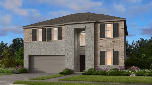 New construction Single-Family house 402 Doodle Lane, Hutto, TX 78634 Frio- photo 0