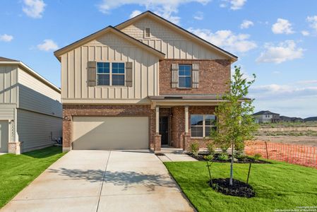 New construction Single-Family house 15443 Salmon Spring, San Antonio, TX 78245 Donley- photo 0