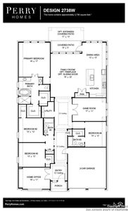 New construction Single-Family house 1852 Weinnacht, New Braunfels, TX 78132 Design 2738W- photo 3 3