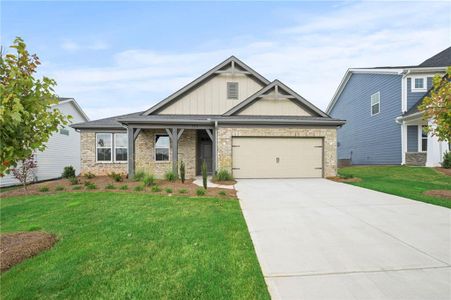 New construction Single-Family house 618 Crystal Lake Parkway, Hoschton, GA 30548 Springfield- photo 0